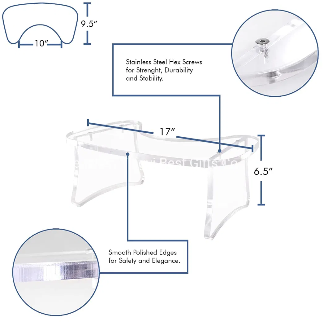 Top Selling Acrylic Toilet Stool