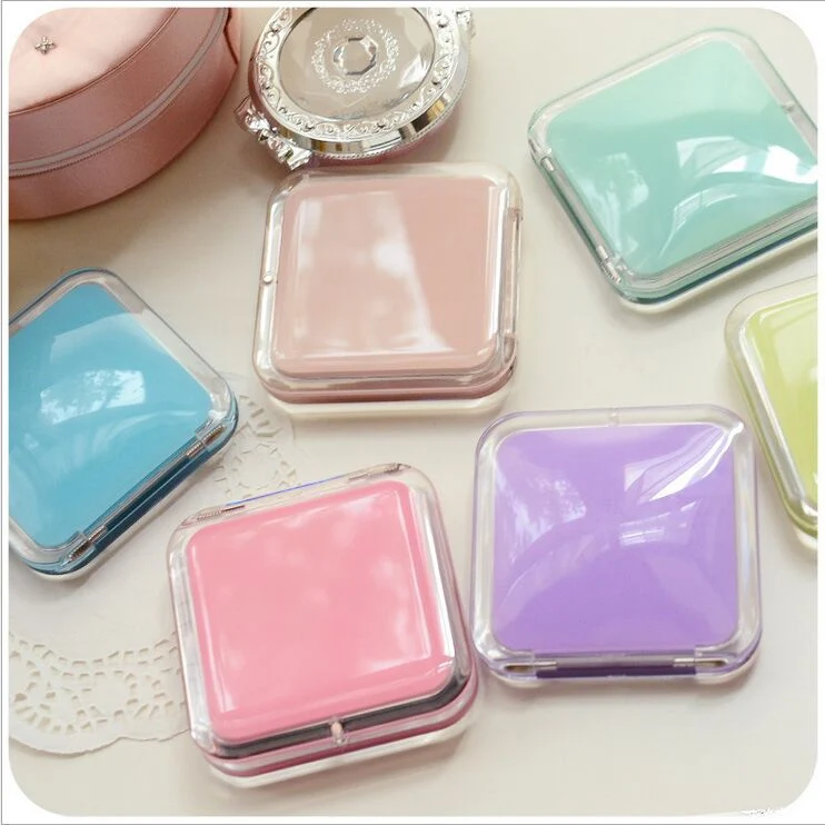 Simple and Sweet Acrylic Folding Flip Top Makeup Mirror